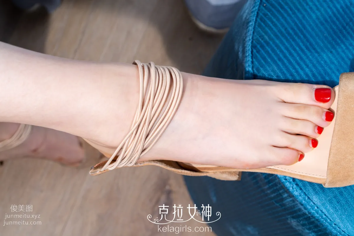 [Kelagirls] 2020.01.15 Buckle Strap Revealing Red Toes Qianqian photo 16