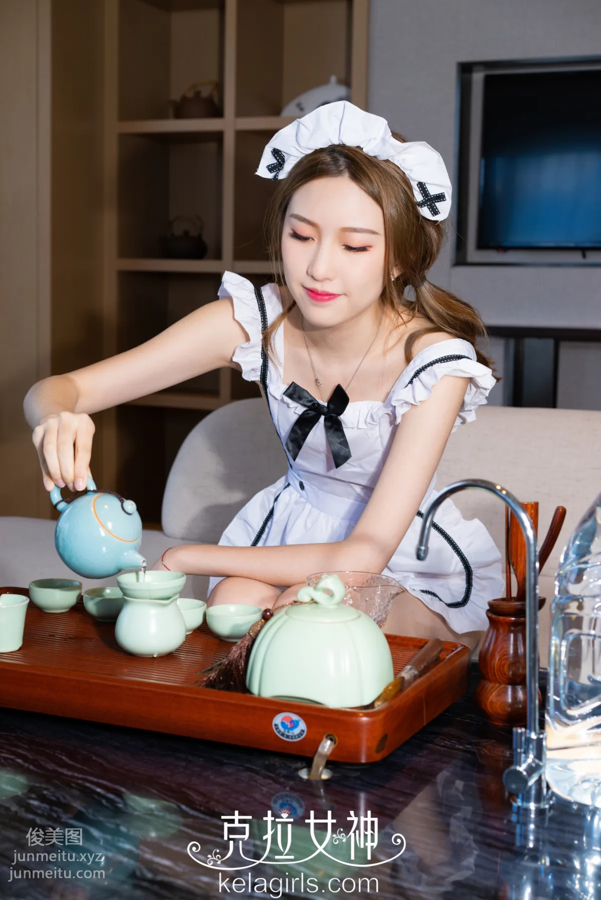 [KeLaGirls克拉女神] 2020.03.06《女仆の功夫茶》芊芊 9