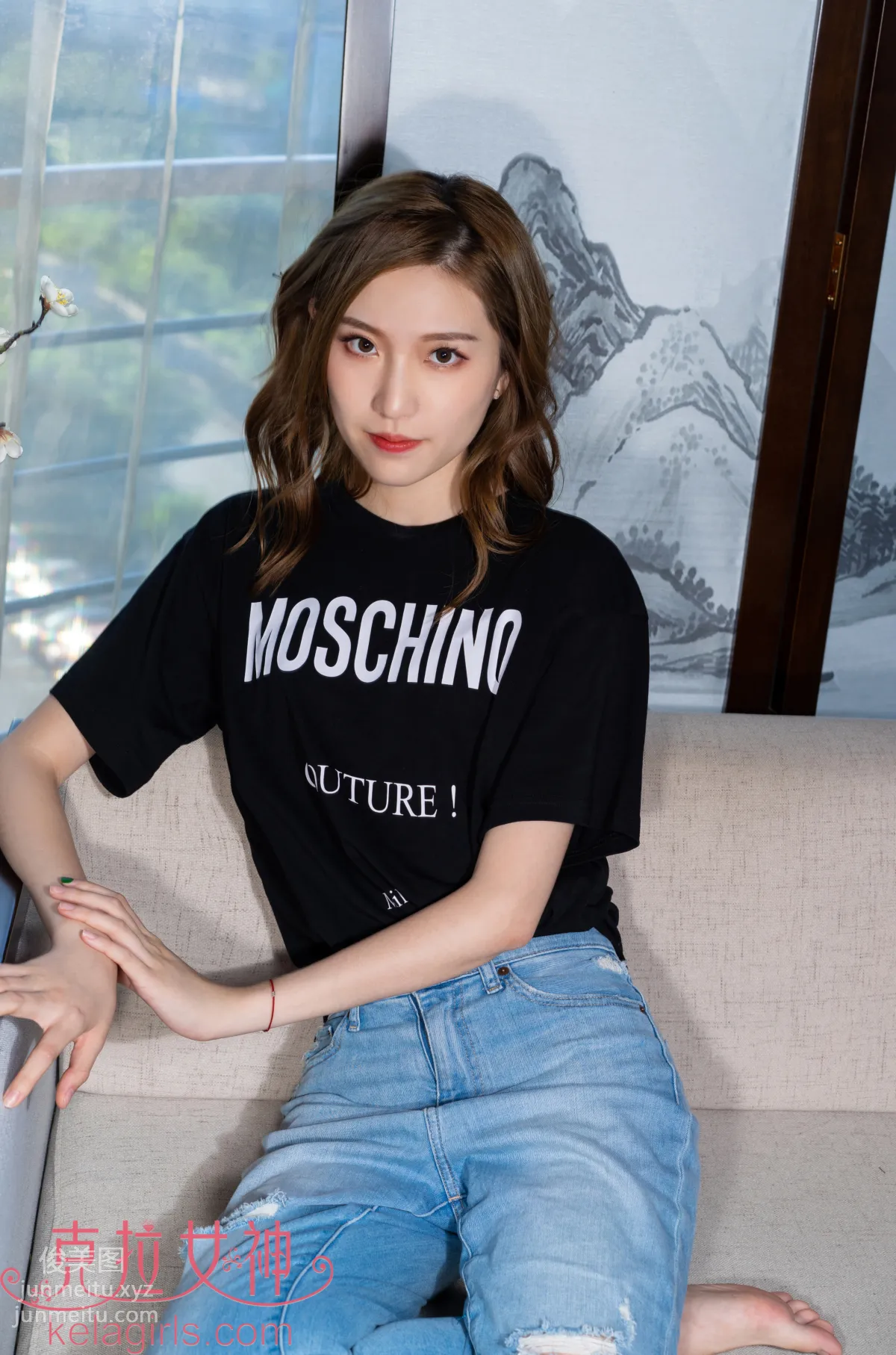 [Kelagirls] 2020.07.29 Twirling Toes Red Tips Qianqian photo 3