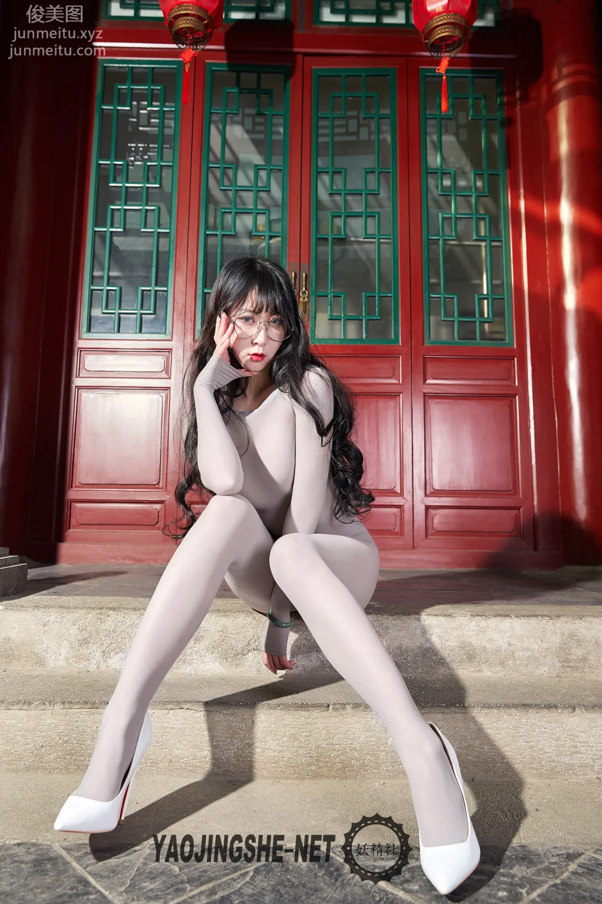 [Yaojingshe] 2019.10.07 V1905 Confined Under the Eaves, Jiao Yi, Premium No-Pantyhose V Series photo 29