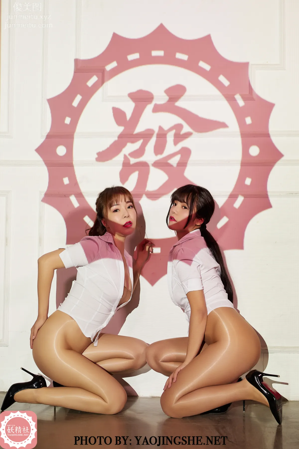 [FAIRY CLUB妖精社] 2020.03.10 T2003《光影美絲》唐飛飛&蘇偉&愛優蜜-極品無内絲T系列 11