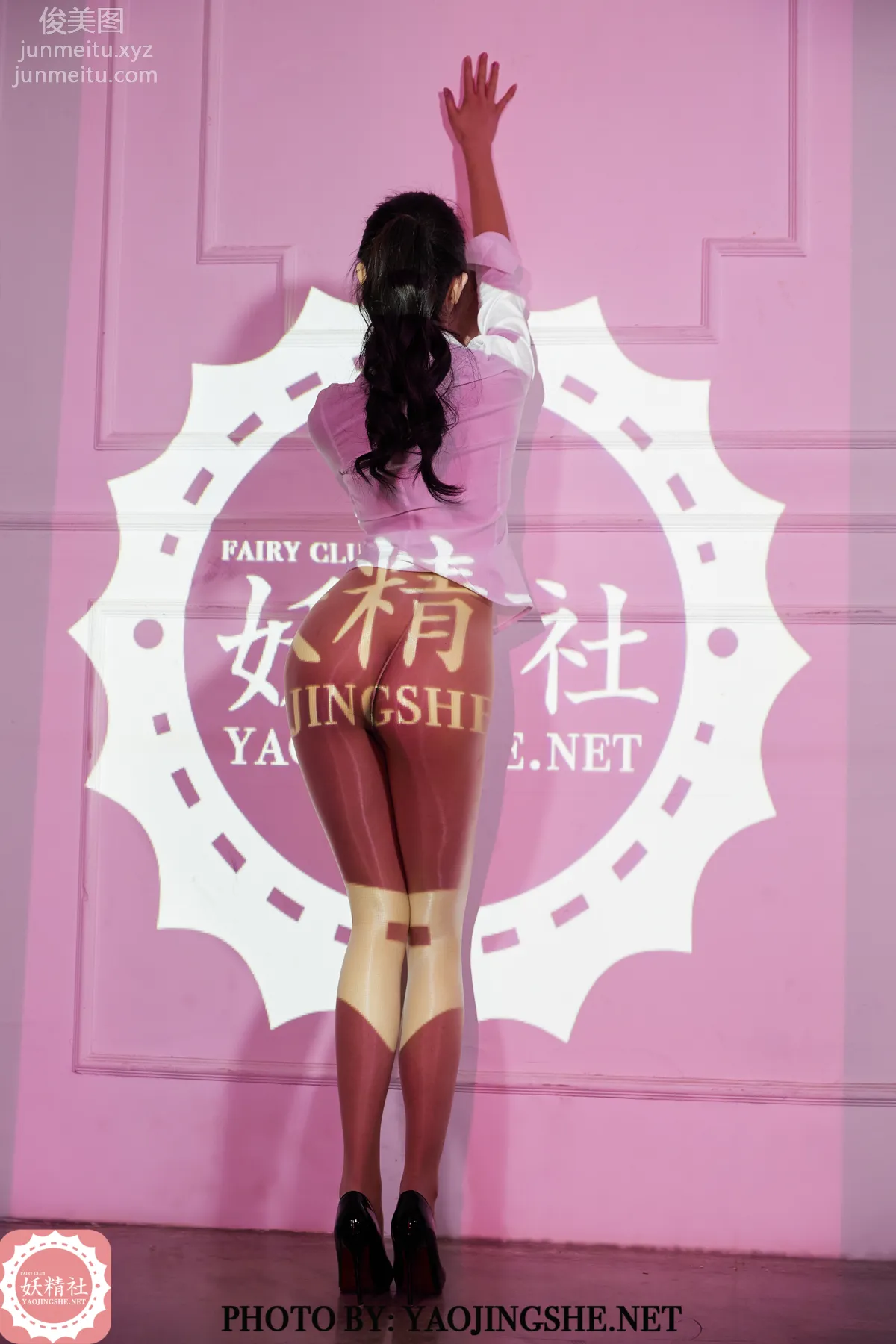 [FAIRY CLUB妖精社] 2020.03.10 T2003《光影美絲》唐飛飛&蘇偉&愛優蜜-極品無内絲T系列 14
