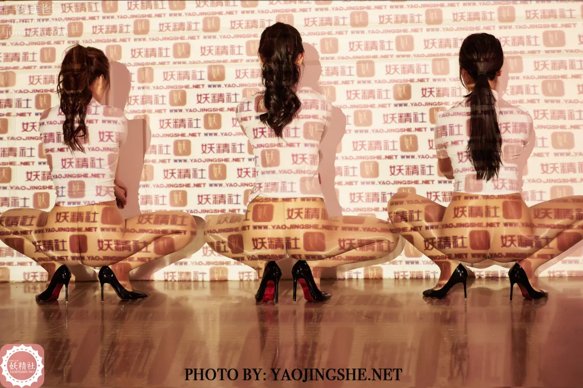 [FAIRY CLUB妖精社] 2020.03.10 T2003《光影美絲》唐飛飛&蘇偉&愛優蜜-極品無内絲T系列 24