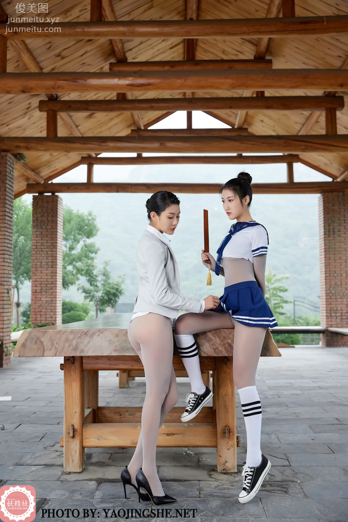 [FAIRY CLUB Yaojingshe] 2020.09.16 T2032 Tutoring Homework, Keke Siwen, Premium No-Pantyhose T Series photo 9