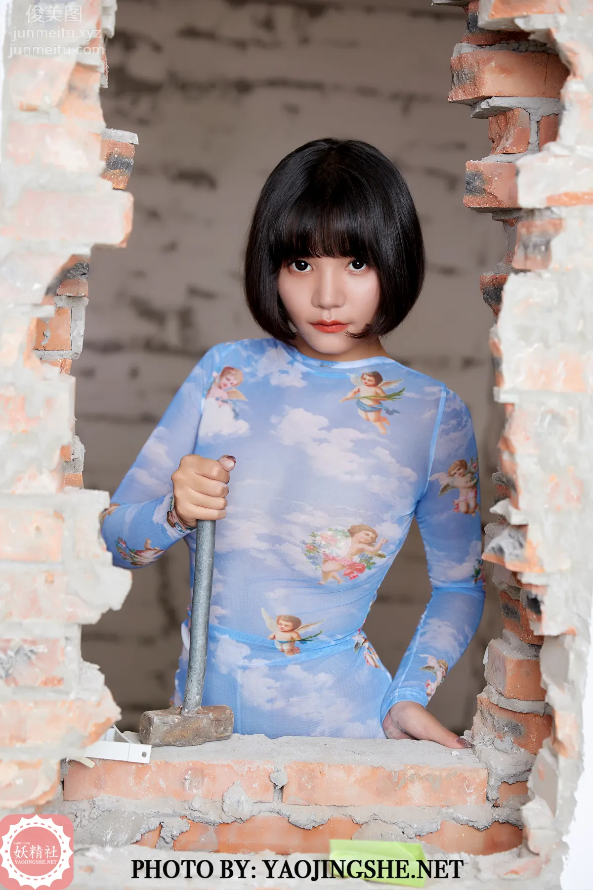 [FAIRY CLUB妖精社] 2020.10.22 T2035《裝修工》唐飛飛-極品無内絲T系列 31