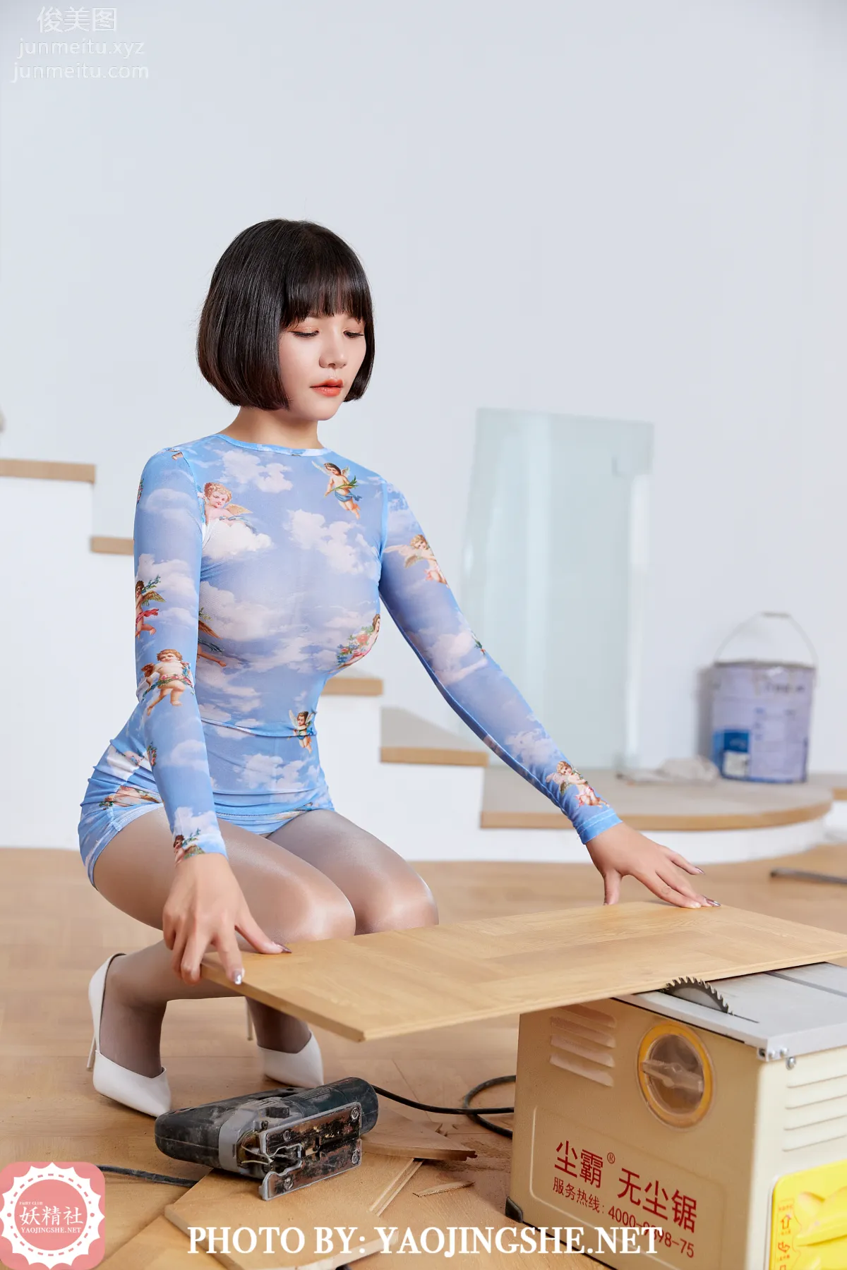 [FAIRY CLUB妖精社] 2020.10.22 T2035《裝修工》唐飛飛-極品無内絲T系列 42