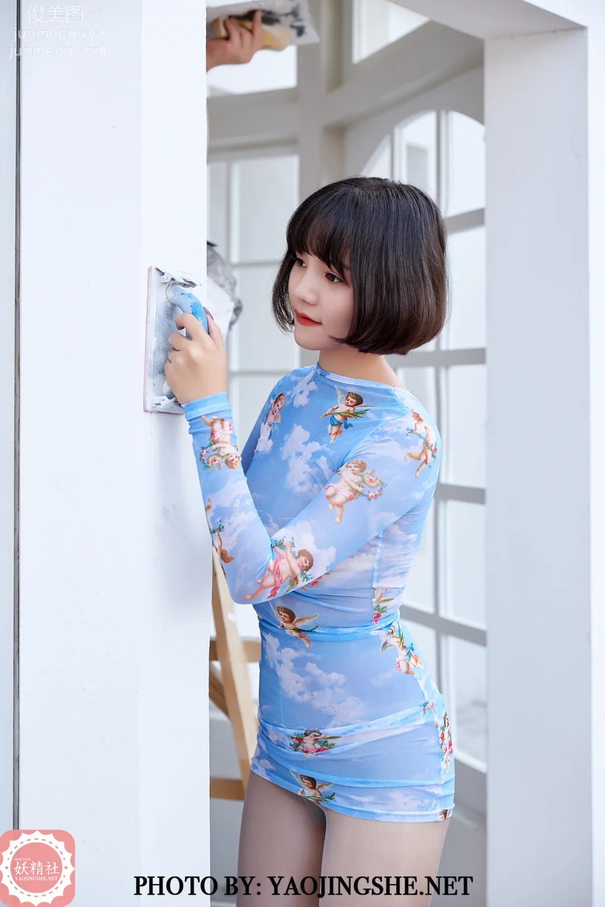 [FAIRY CLUB妖精社] 2020.10.22 T2035《裝修工》唐飛飛-極品無内絲T系列 50