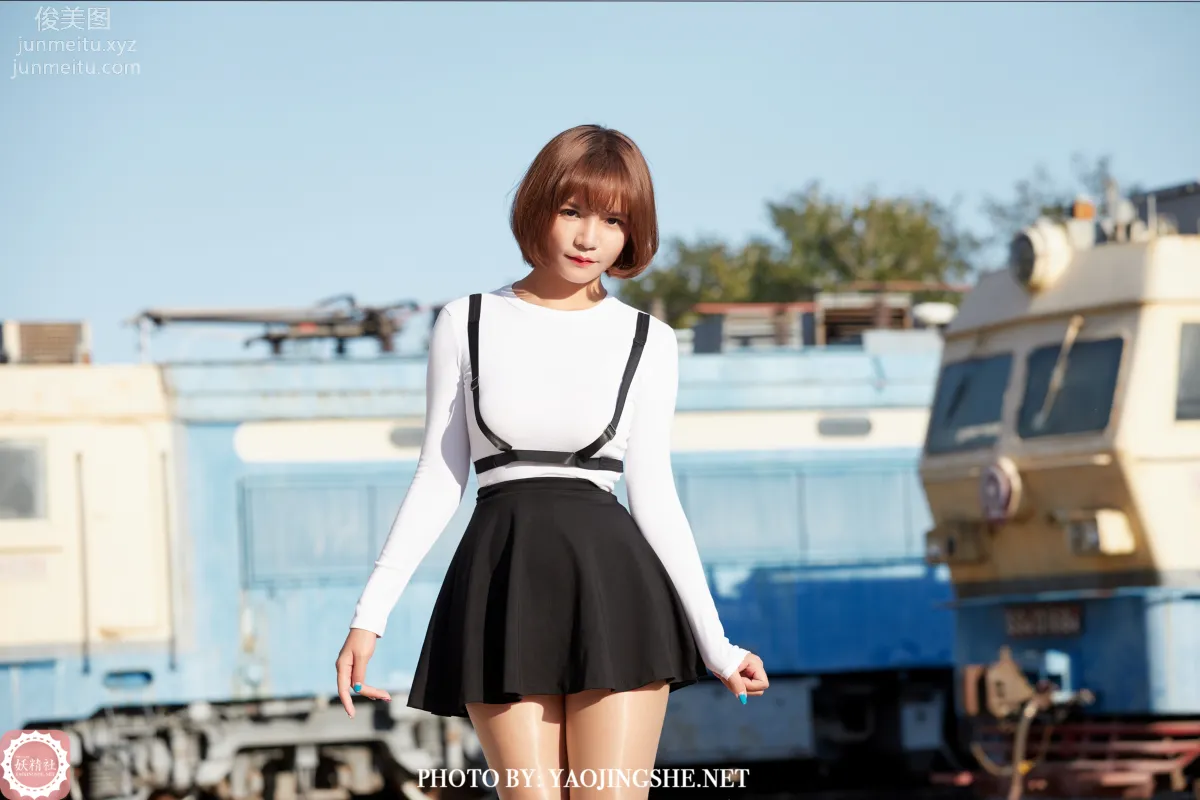 [FAIRY CLUB Yaojingshe] 2020.11.28 T2042 Backlit Station, Tang Feifei, Premium No-Pantyhose T Series photo 2