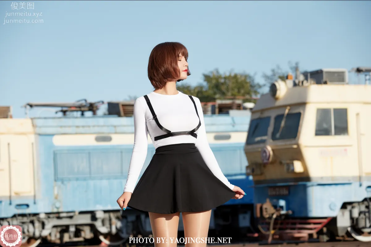 [FAIRY CLUB Yaojingshe] 2020.11.28 T2042 Backlit Station, Tang Feifei, Premium No-Pantyhose T Series photo 5
