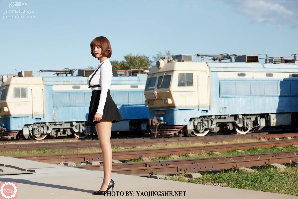 [FAIRY CLUB Yaojingshe] 2020.11.28 T2042 Backlit Station, Tang Feifei, Premium No-Pantyhose T Series photo 6