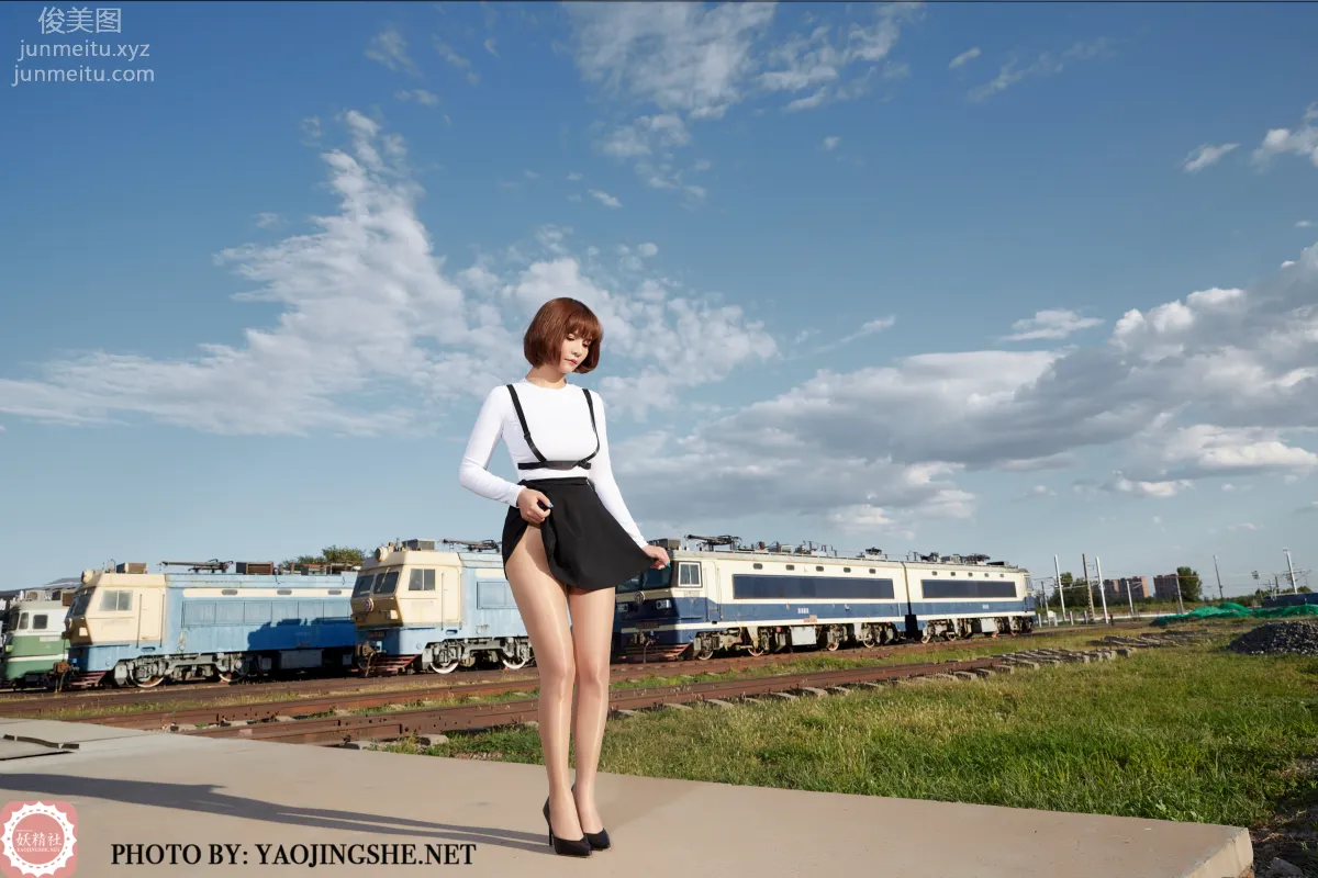 [FAIRY CLUB Yaojingshe] 2020.11.28 T2042 Backlit Station, Tang Feifei, Premium No-Pantyhose T Series photo 14