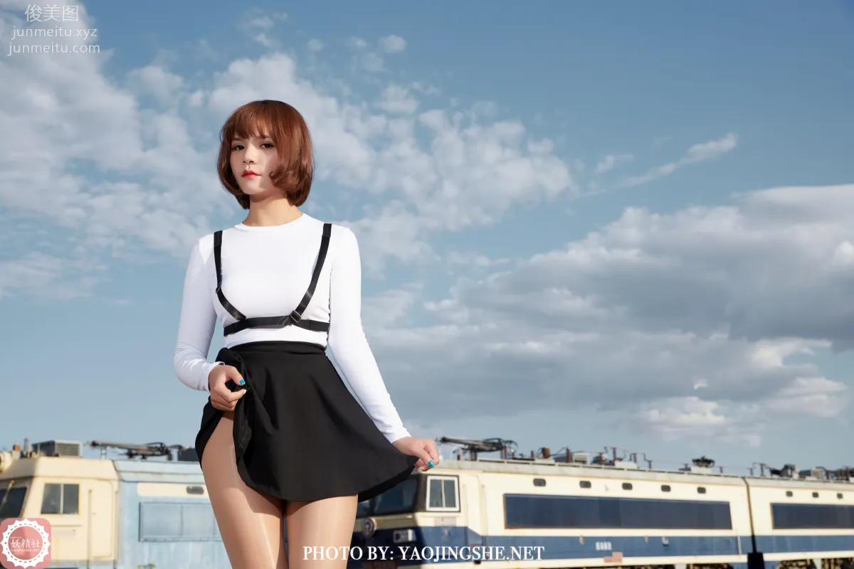[FAIRY CLUB Yaojingshe] 2020.11.28 T2042 Backlit Station, Tang Feifei, Premium No-Pantyhose T Series photo 15