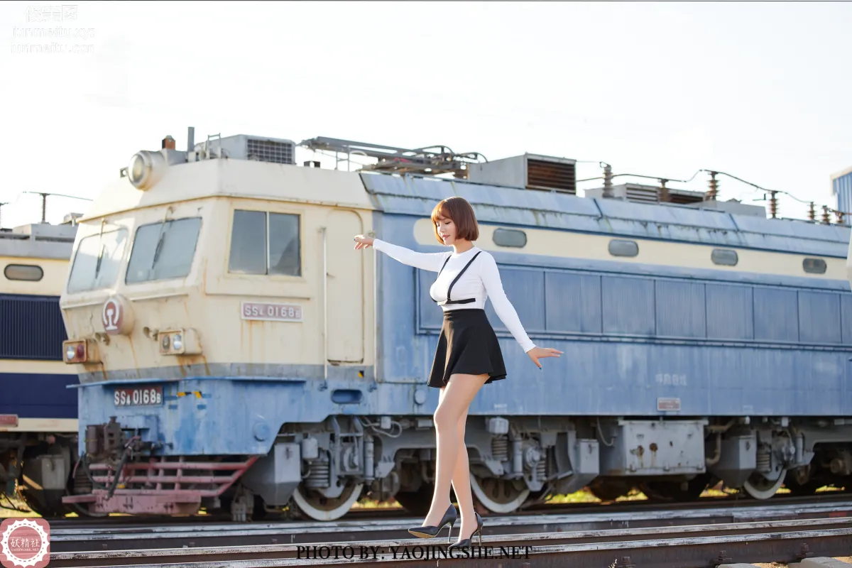 [FAIRY CLUB Yaojingshe] 2020.11.28 T2042 Backlit Station, Tang Feifei, Premium No-Pantyhose T Series photo 33