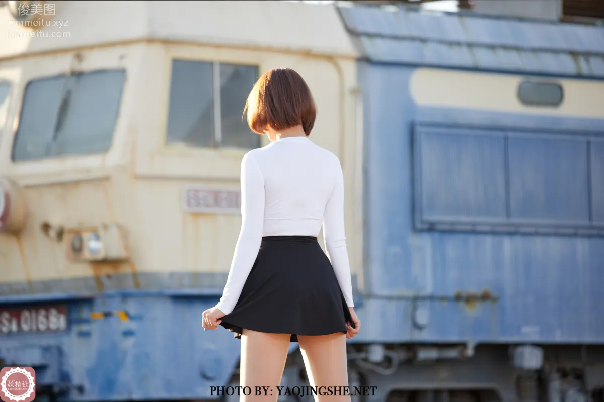 [FAIRY CLUB Yaojingshe] 2020.11.28 T2042 Backlit Station, Tang Feifei, Premium No-Pantyhose T Series photo 37