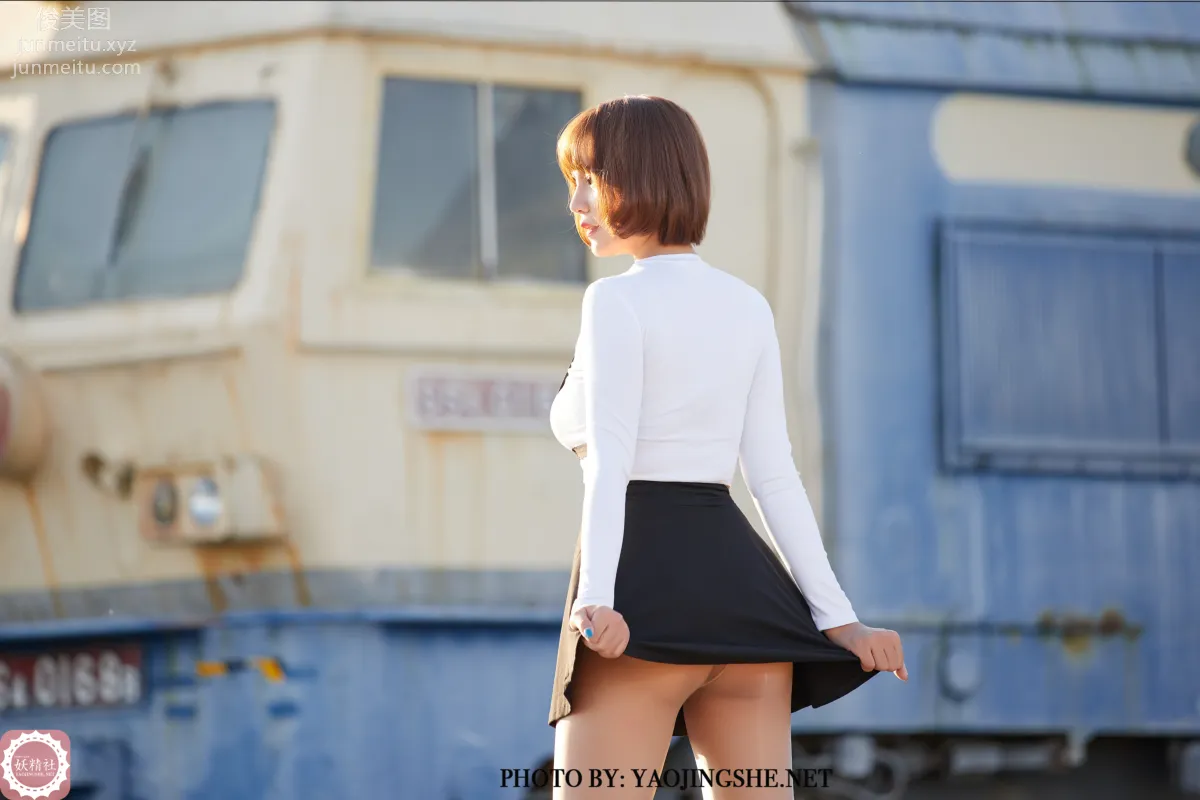 [FAIRY CLUB Yaojingshe] 2020.11.28 T2042 Backlit Station, Tang Feifei, Premium No-Pantyhose T Series photo 38