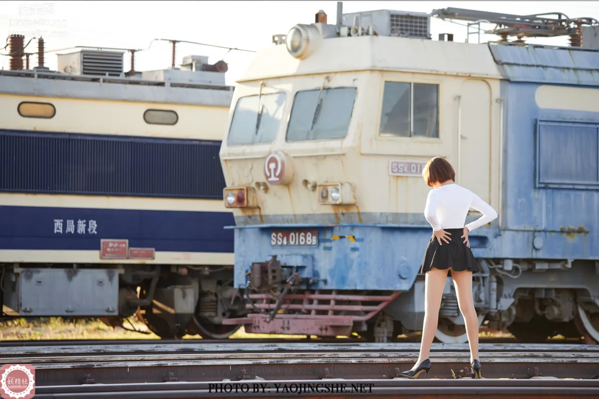 [FAIRY CLUB Yaojingshe] 2020.11.28 T2042 Backlit Station, Tang Feifei, Premium No-Pantyhose T Series photo 39