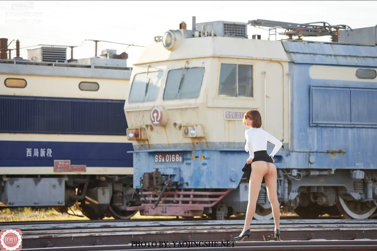 [FAIRY CLUB Yaojingshe] 2020.11.28 T2042 Backlit Station, Tang Feifei, Premium No-Pantyhose T Series photo 40