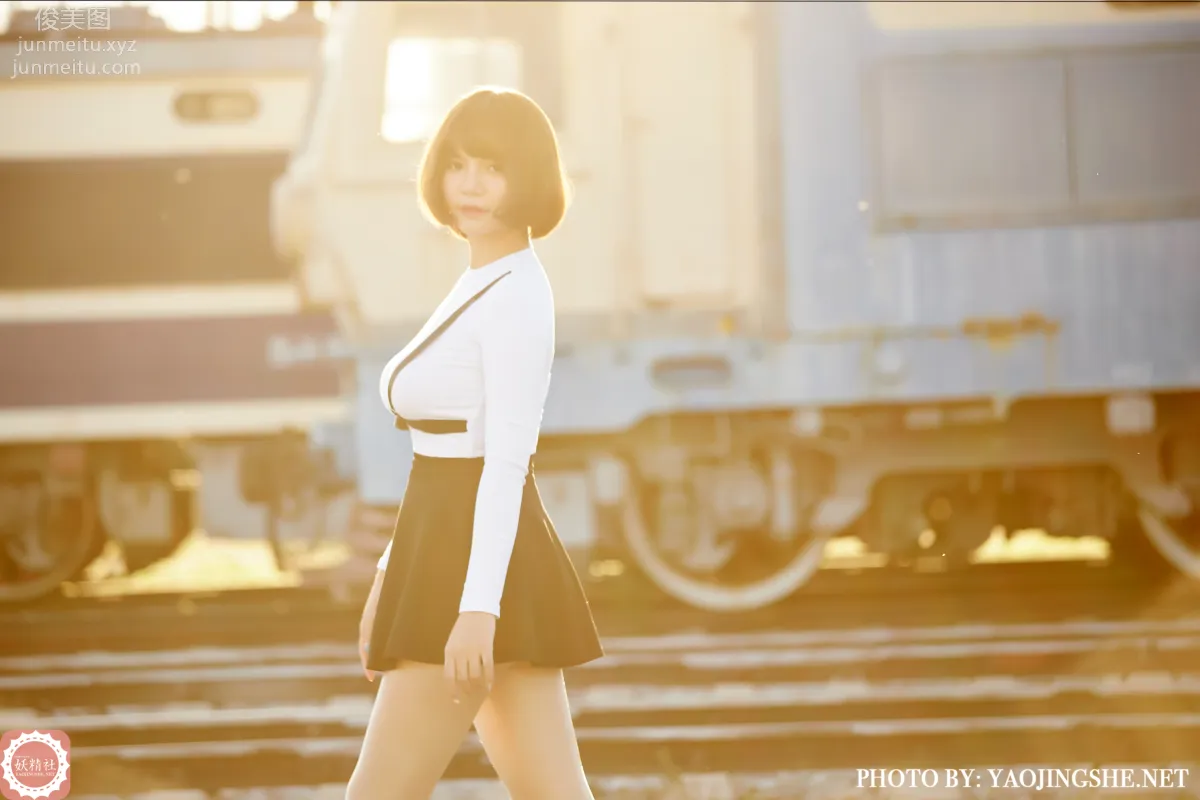 [FAIRY CLUB Yaojingshe] 2020.11.28 T2042 Backlit Station, Tang Feifei, Premium No-Pantyhose T Series photo 50