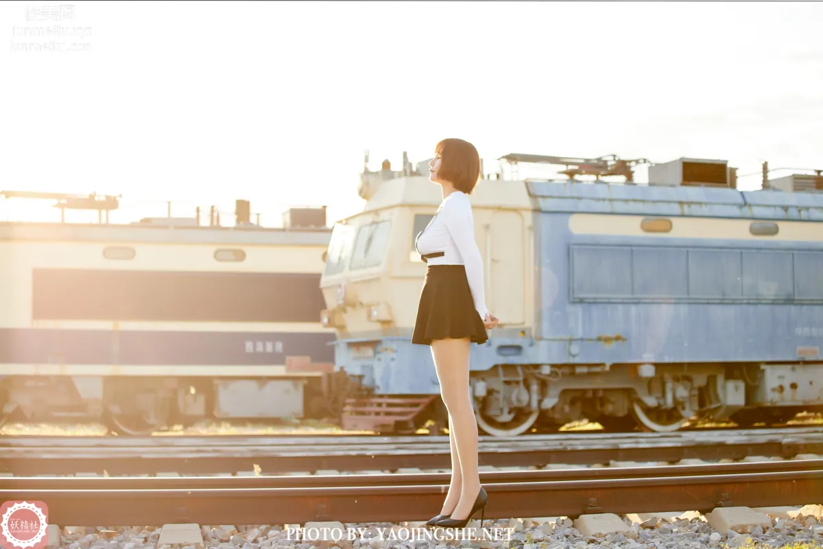 [FAIRY CLUB Yaojingshe] 2020.11.28 T2042 Backlit Station, Tang Feifei, Premium No-Pantyhose T Series photo 51