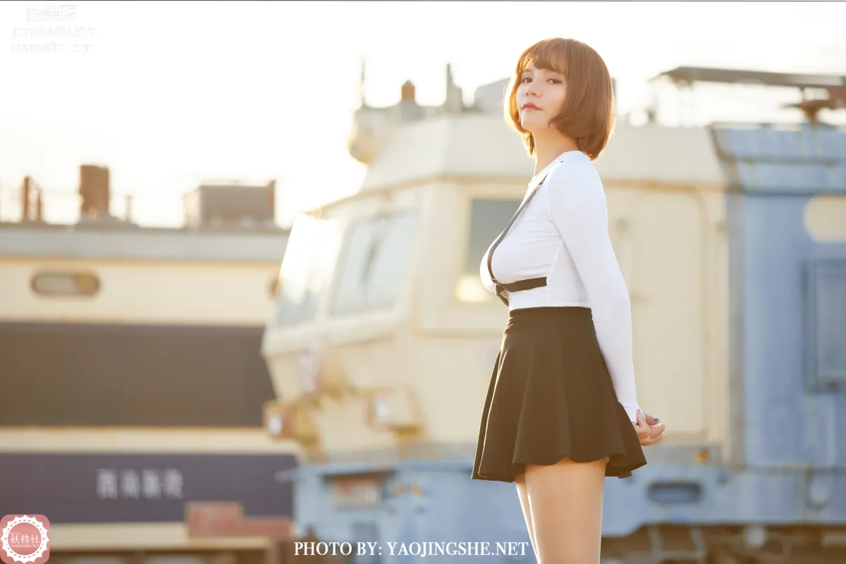 [FAIRY CLUB Yaojingshe] 2020.11.28 T2042 Backlit Station, Tang Feifei, Premium No-Pantyhose T Series photo 52