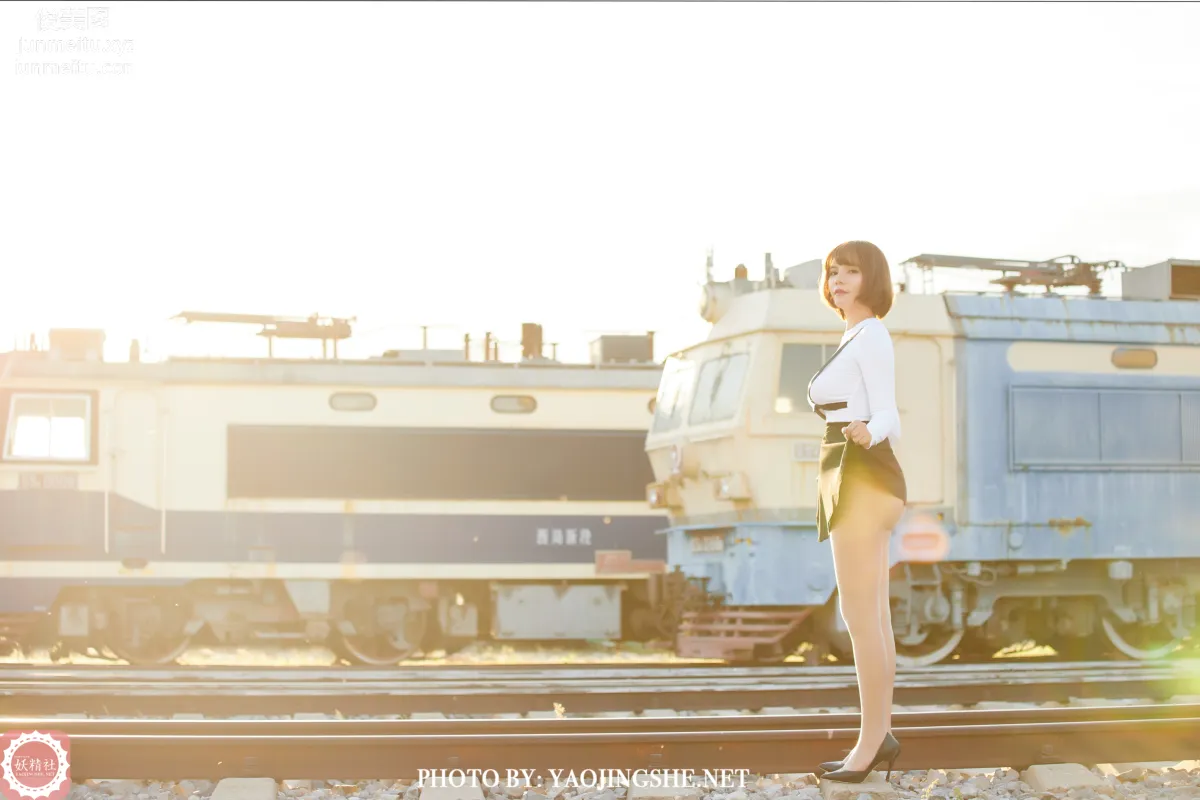 [FAIRY CLUB Yaojingshe] 2020.11.28 T2042 Backlit Station, Tang Feifei, Premium No-Pantyhose T Series photo 53