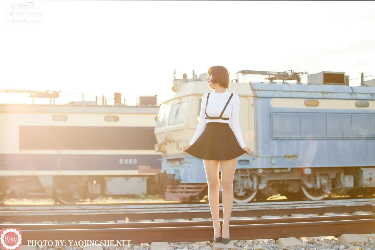 [FAIRY CLUB Yaojingshe] 2020.11.28 T2042 Backlit Station, Tang Feifei, Premium No-Pantyhose T Series photo 54