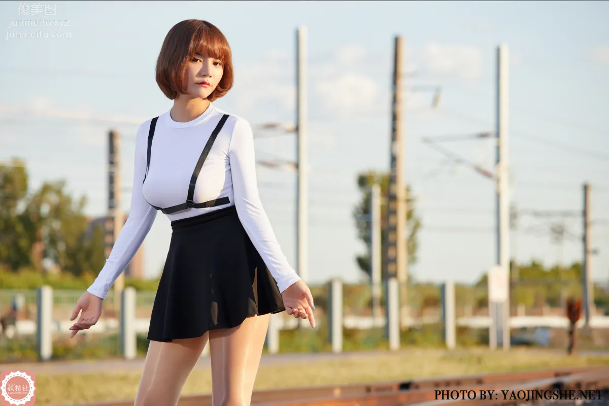 [FAIRY CLUB Yaojingshe] 2020.11.28 T2042 Backlit Station, Tang Feifei, Premium No-Pantyhose T Series photo 62