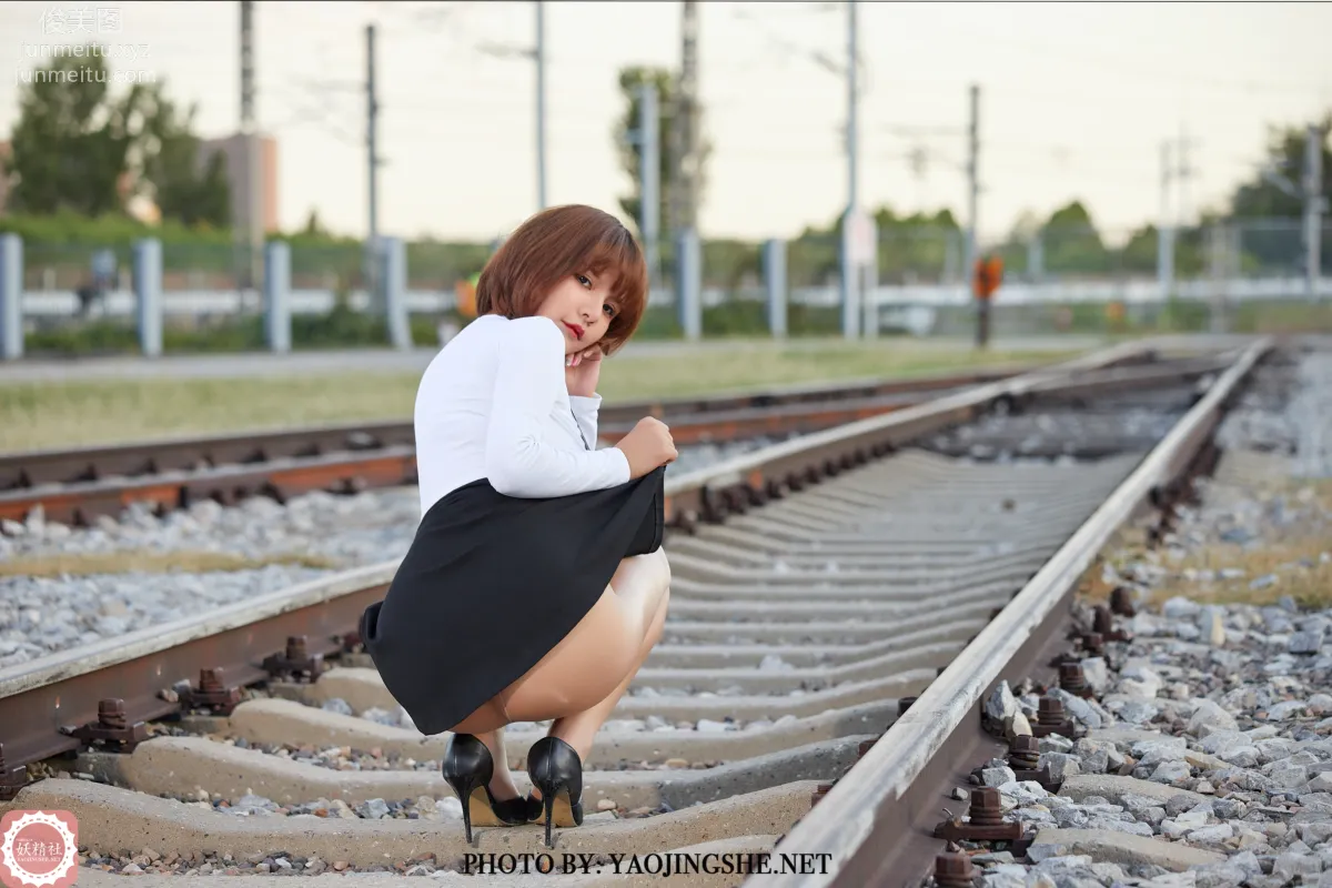 [FAIRY CLUB Yaojingshe] 2020.11.28 T2042 Backlit Station, Tang Feifei, Premium No-Pantyhose T Series photo 74