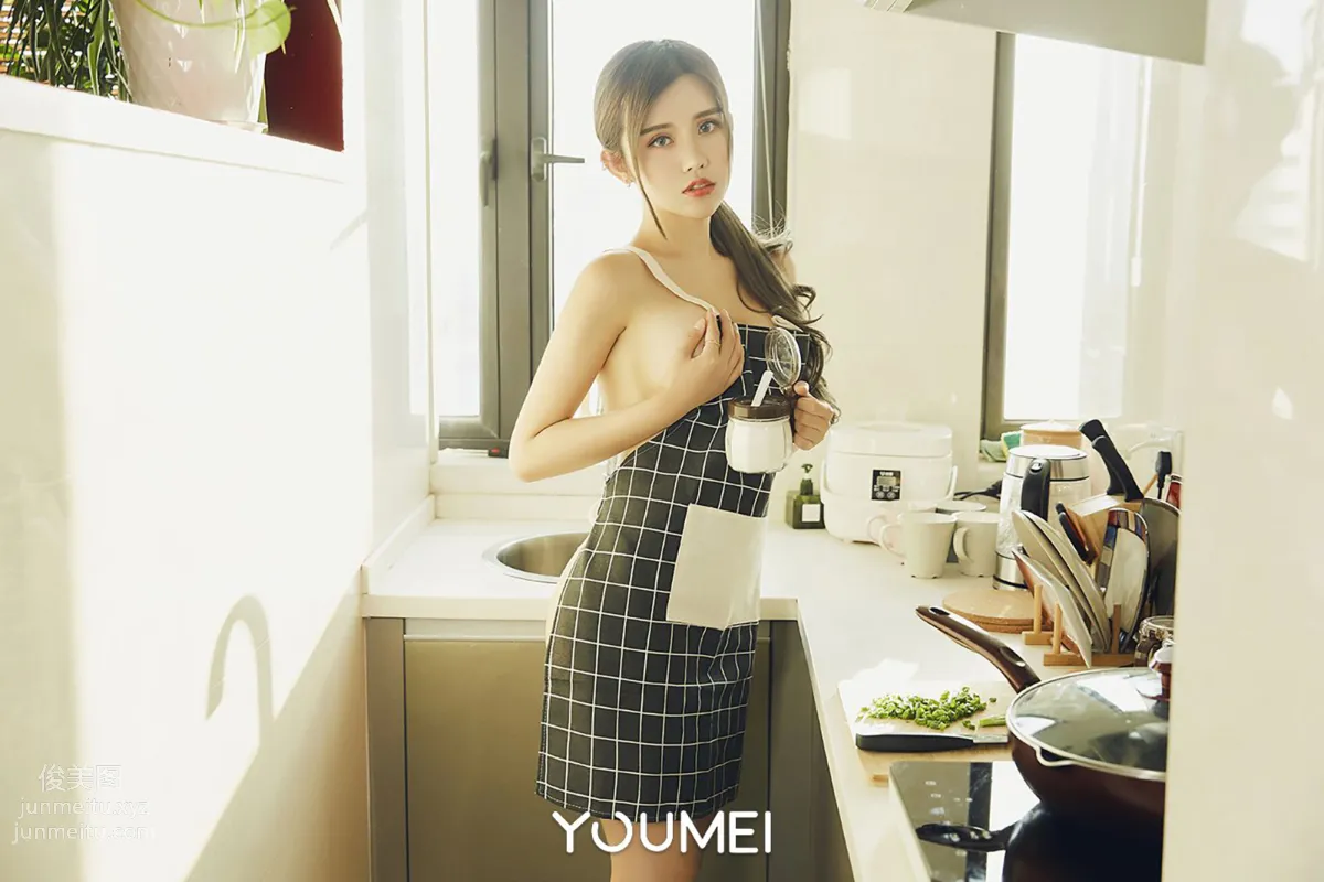 [YouMi] 2018.09.28 VOL.063 Vacuum Kitchen Maid Zhuo Yaqi photo 28