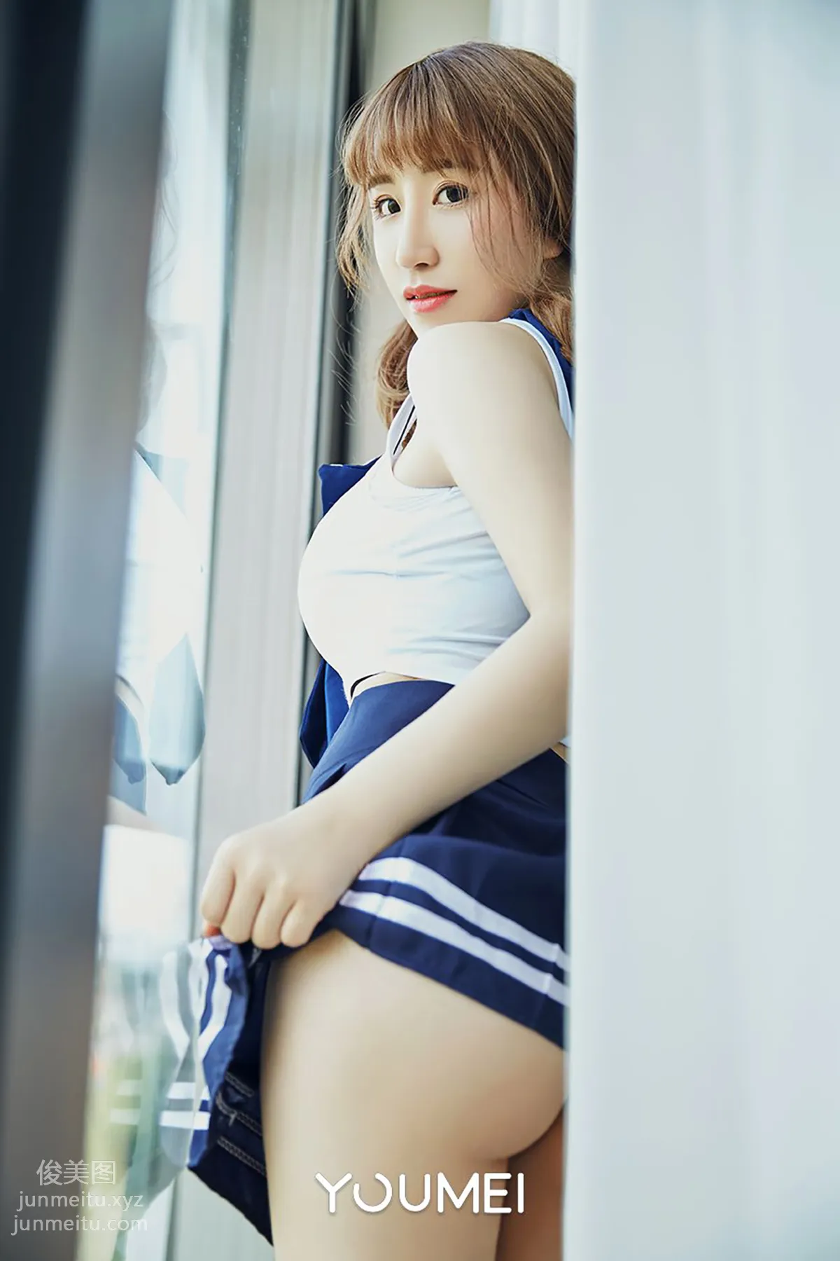 [YouMi] 2018.10.16 VOL.066 Schoolgirl First Awakening of Love Fei Yueying Cherry photo 13