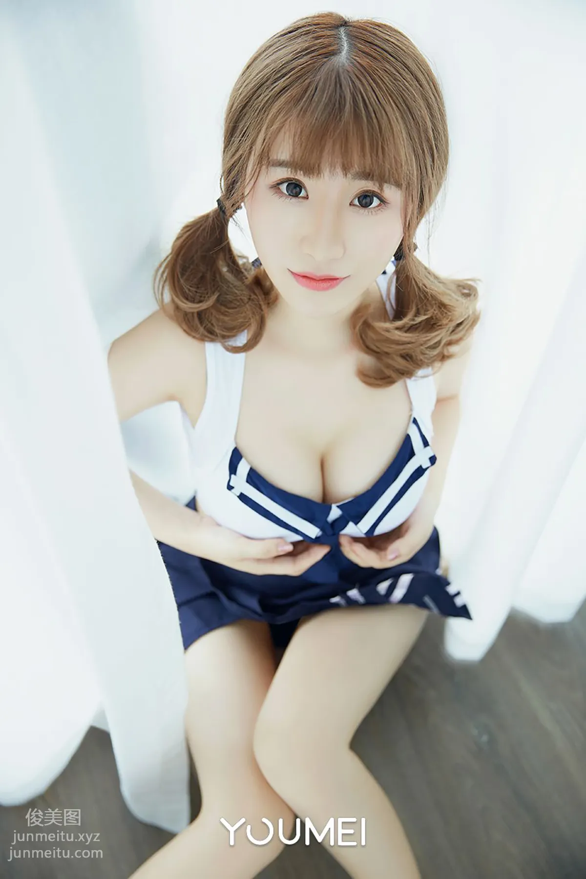 [YouMi] 2018.10.16 VOL.066 Schoolgirl First Awakening of Love Fei Yueying Cherry photo 21