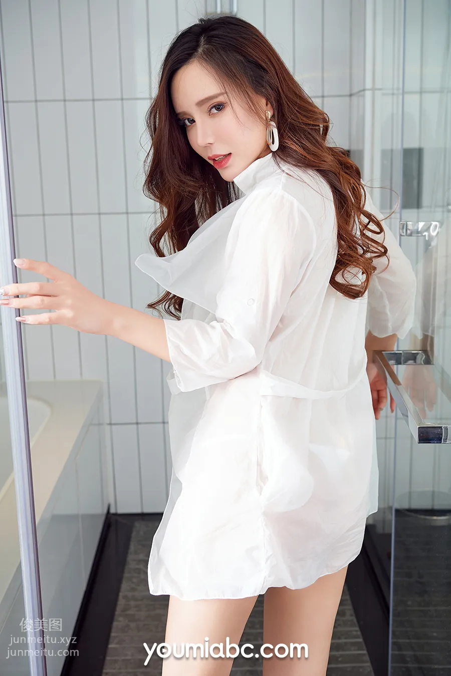 [YouMi] 2019.12.22 Bathroom Flirtation Ai Xiaoqing [32P] photo 2