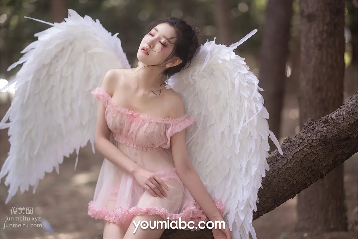 [YouMi] 2021.04.14 Pink Angel Shen Mengyao [40P] photo 2