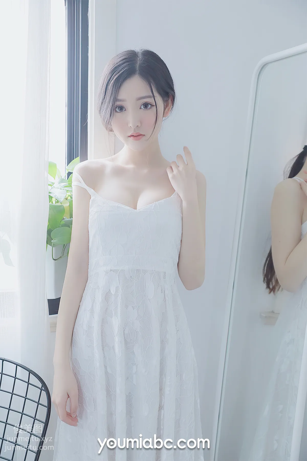 [YouMi] 2021.04.22 White Dress Girl Shen Mengyao [24P] photo 6