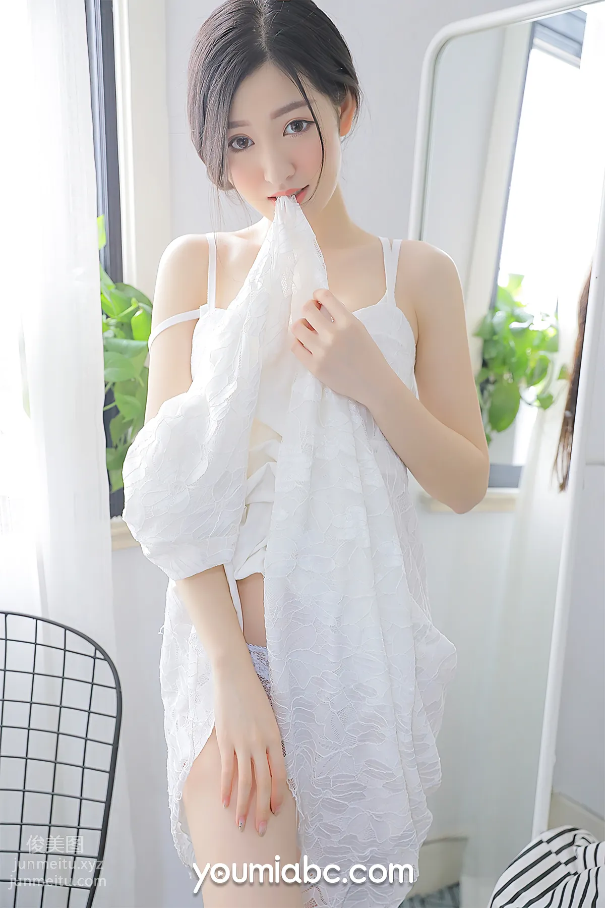 [YouMi] 2021.04.22 White Dress Girl Shen Mengyao [24P] photo 8