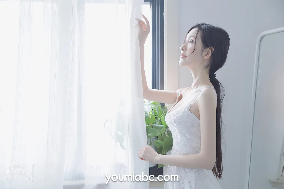 [YouMi] 2021.04.22 White Dress Girl Shen Mengyao [24P] photo 11