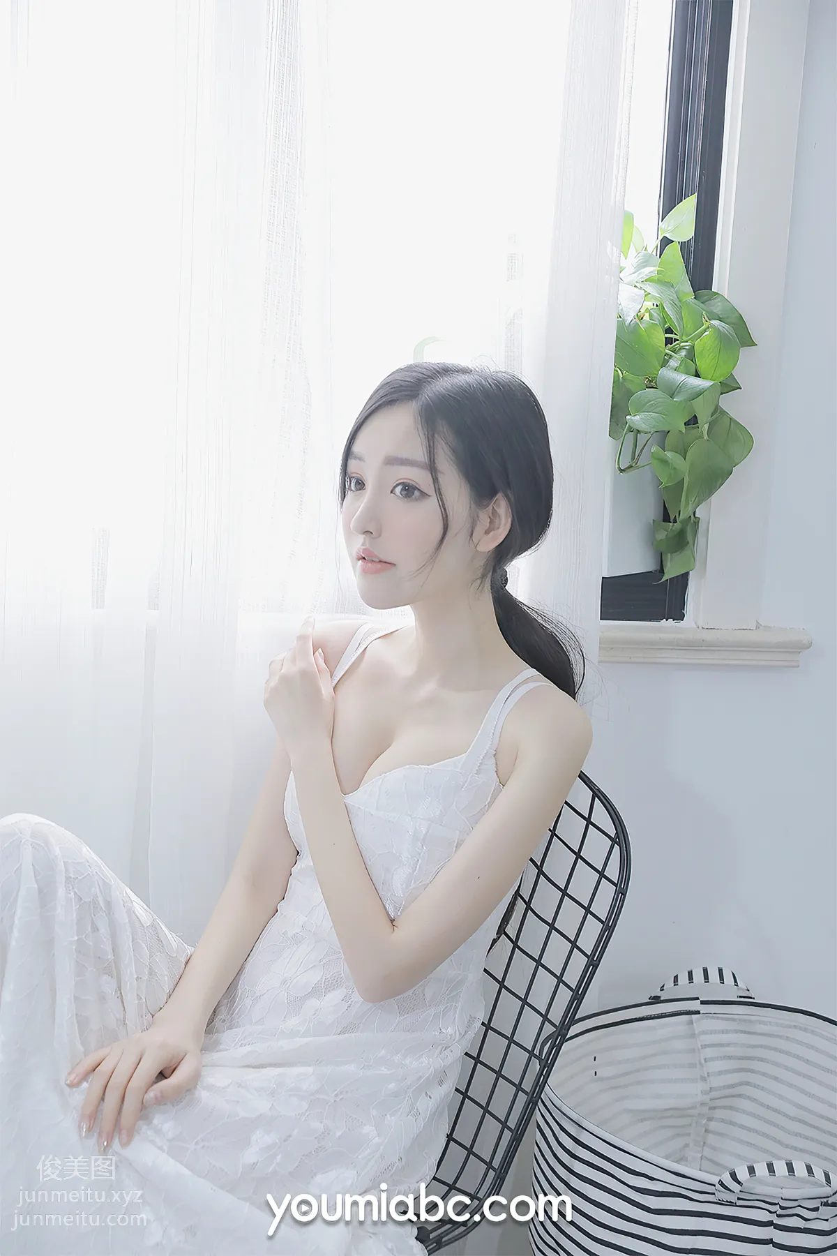 [YouMi] 2021.04.22 White Dress Girl Shen Mengyao [24P] photo 14