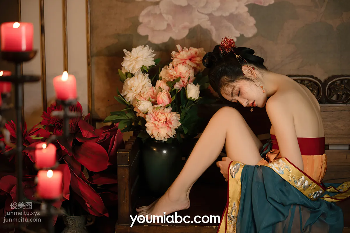 [YouMi] 2021.11.22 Night Talk by the West Window Candle Shen Mengyao [50P] photo 4