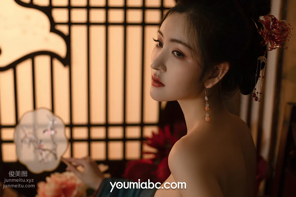 [YouMi] 2021.11.22 Night Talk by the West Window Candle Shen Mengyao [50P] photo 6