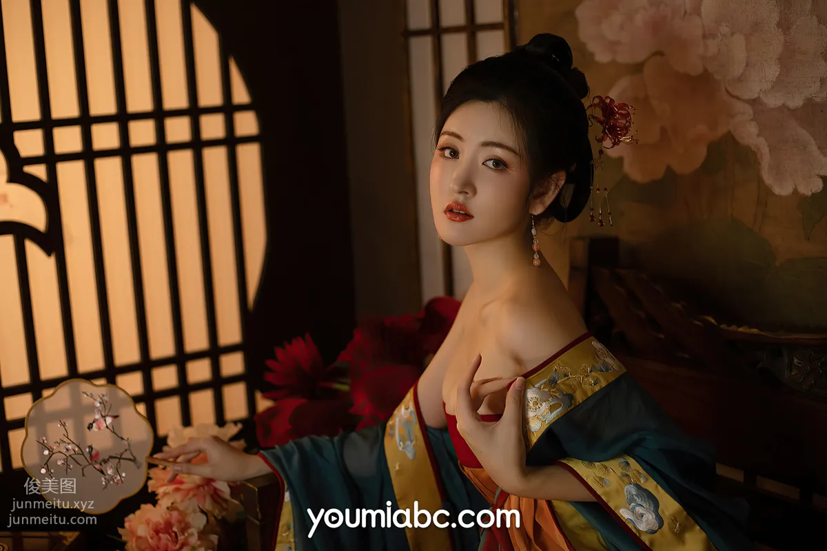 [YouMi] 2021.11.22 Night Talk by the West Window Candle Shen Mengyao [50P] photo 7