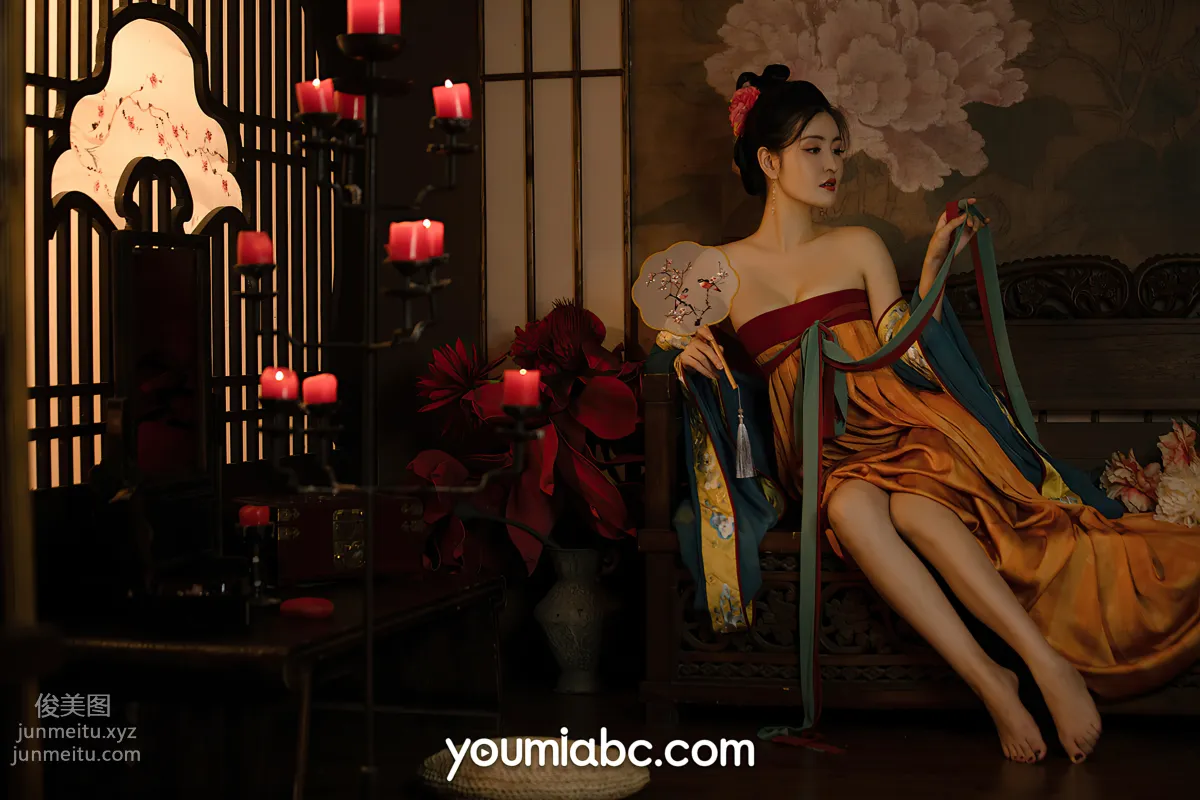 [YouMi] 2021.11.22 Night Talk by the West Window Candle Shen Mengyao [50P] photo 44