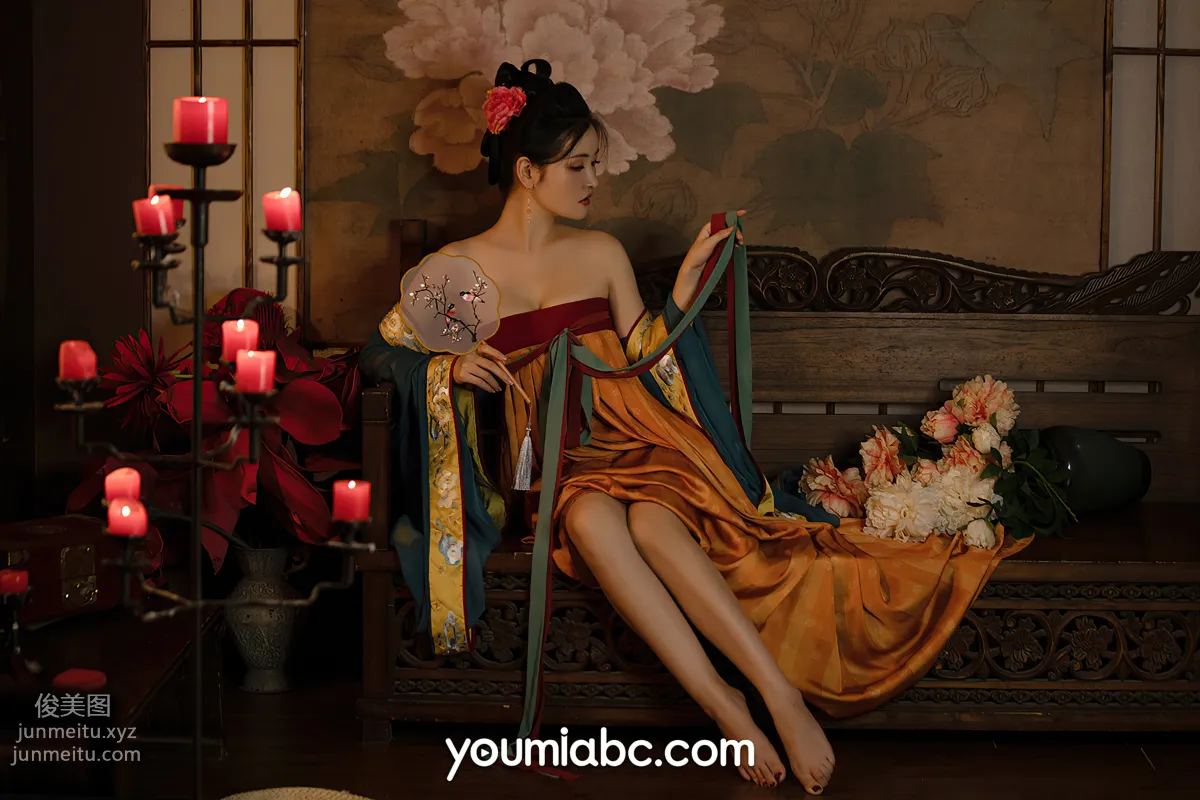 [YouMi] 2021.11.22 Night Talk by the West Window Candle Shen Mengyao [50P] photo 45