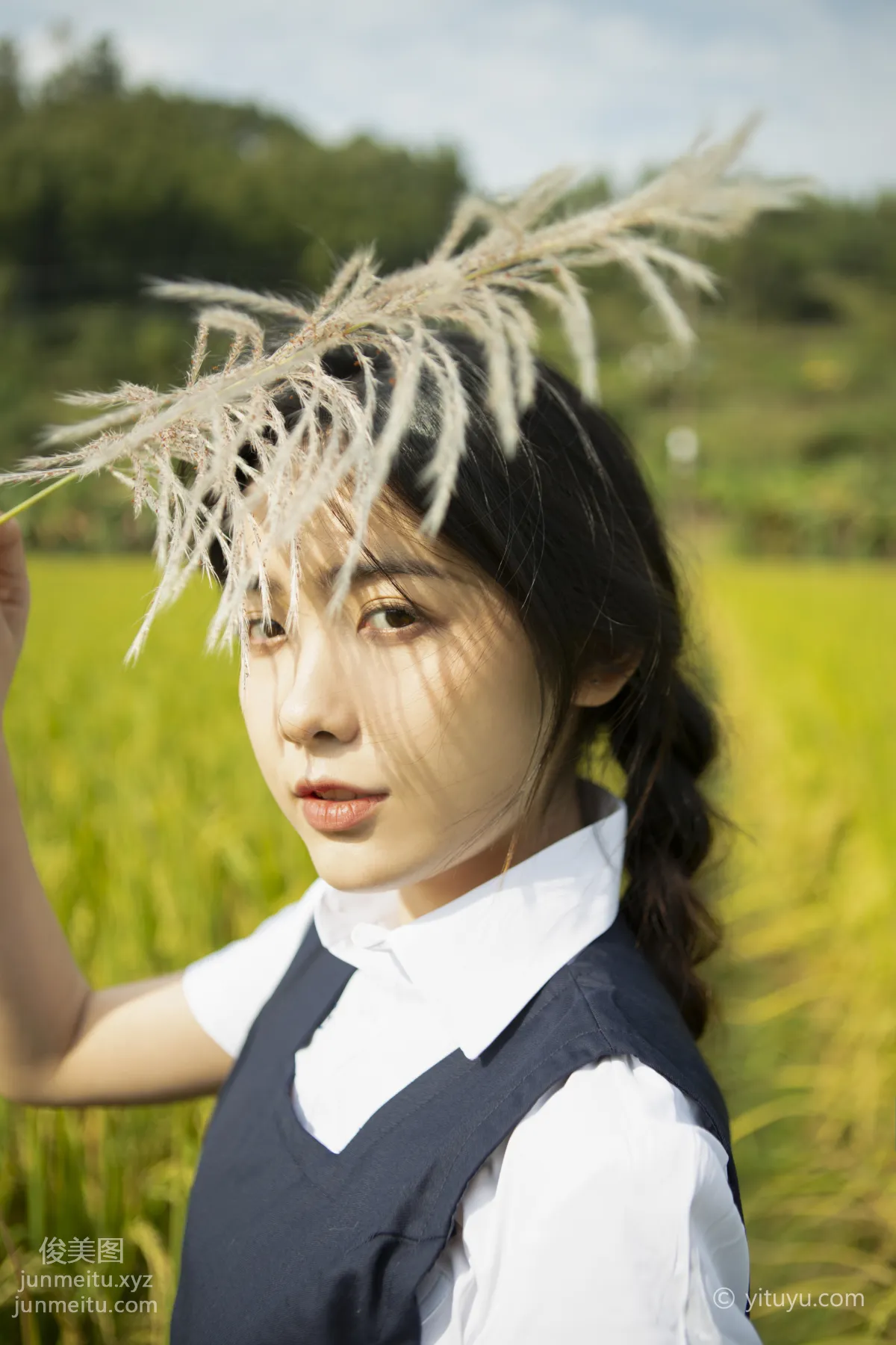 [YiTuYu] 2021.03.12 Autumn Rice Fragrance, Huang Ziqing photo 19