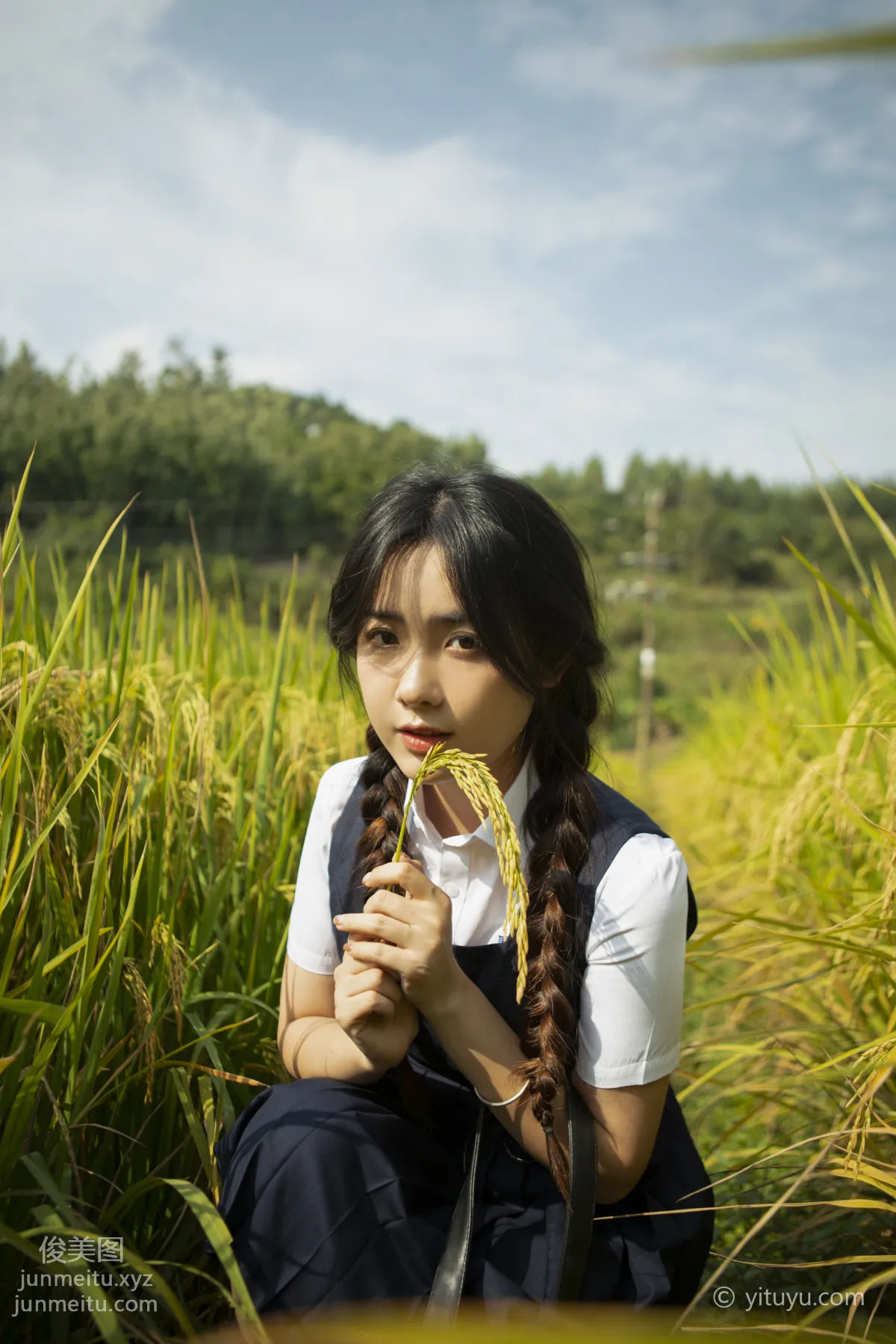 [YiTuYu] 2021.03.12 Autumn Rice Fragrance, Huang Ziqing photo 24