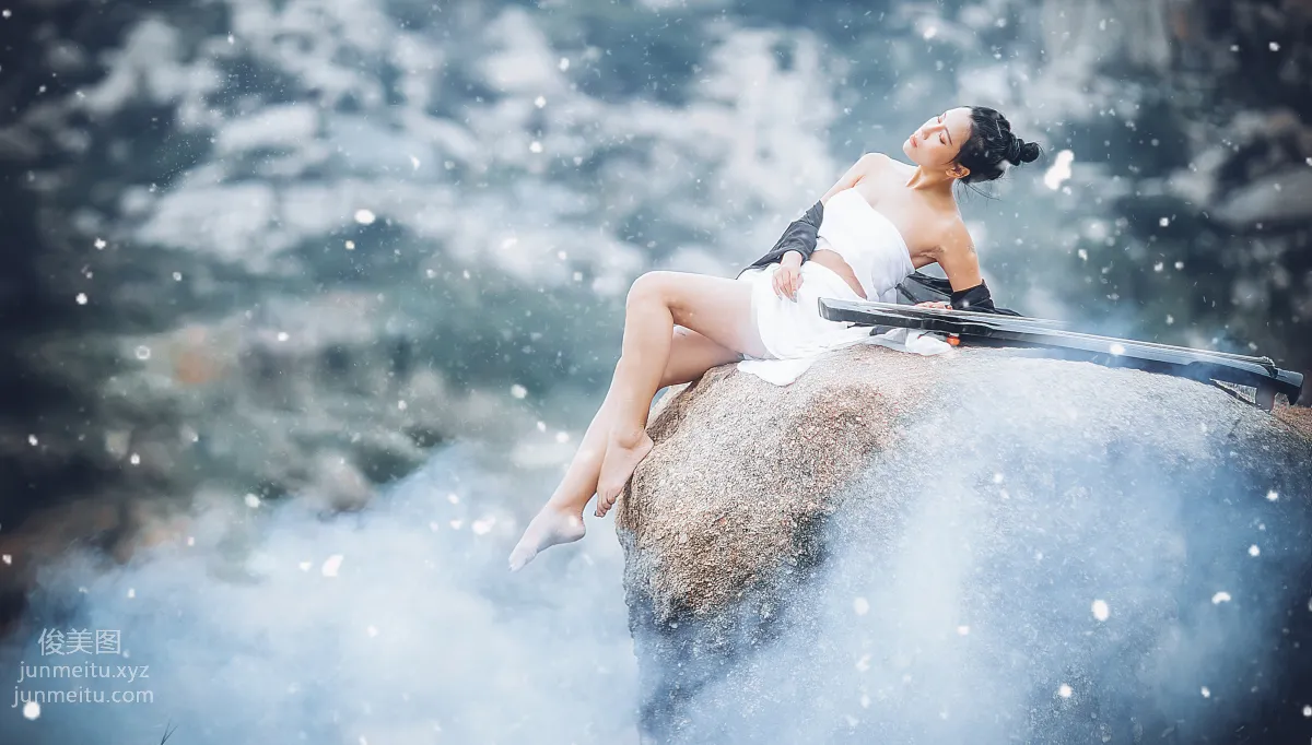 [YiTuYu] 2021.08.11 Ink Painting Tian Yiyi photo 21