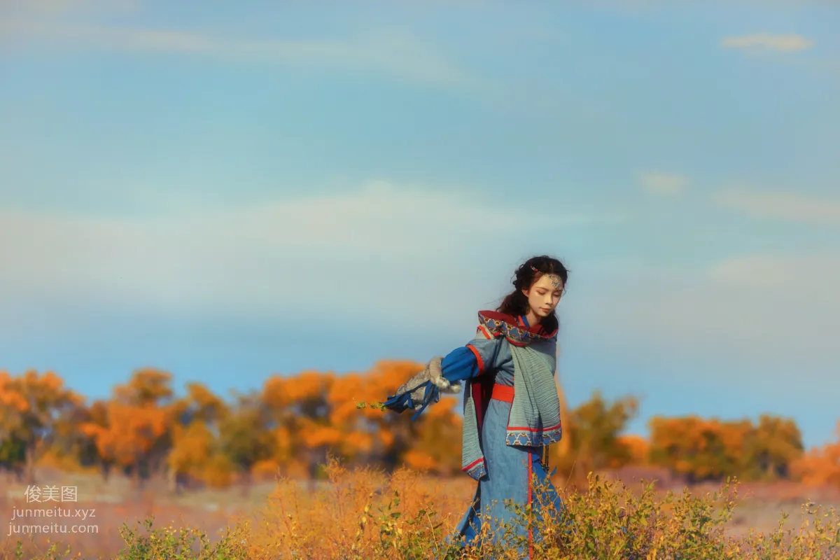 [YiTuYu] 2021.08.20 East Palace: Blue Little Maple, Zhaoruijie EZ photo 11