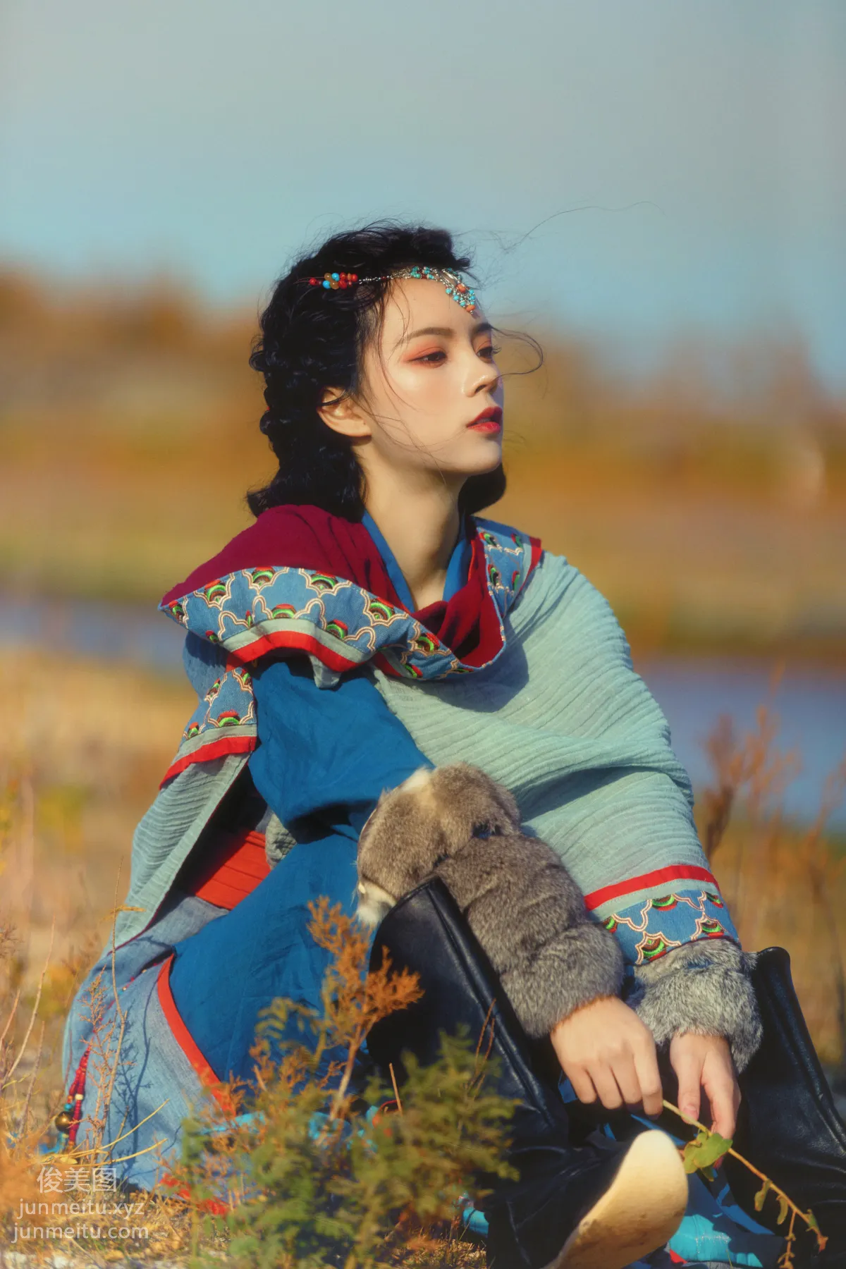 [YiTuYu] 2021.08.20 East Palace: Blue Little Maple, Zhaoruijie EZ photo 14