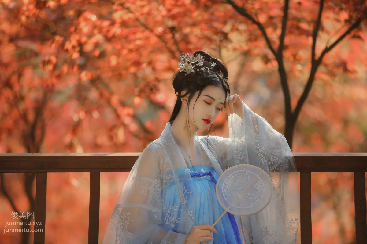 [YiTuYu] 2021.08.23 Autumn Maple Rustling, Ji Xiangxiang photo 5