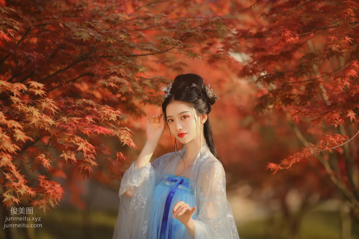 [YiTuYu] 2021.08.23 Autumn Maple Rustling, Ji Xiangxiang photo 7