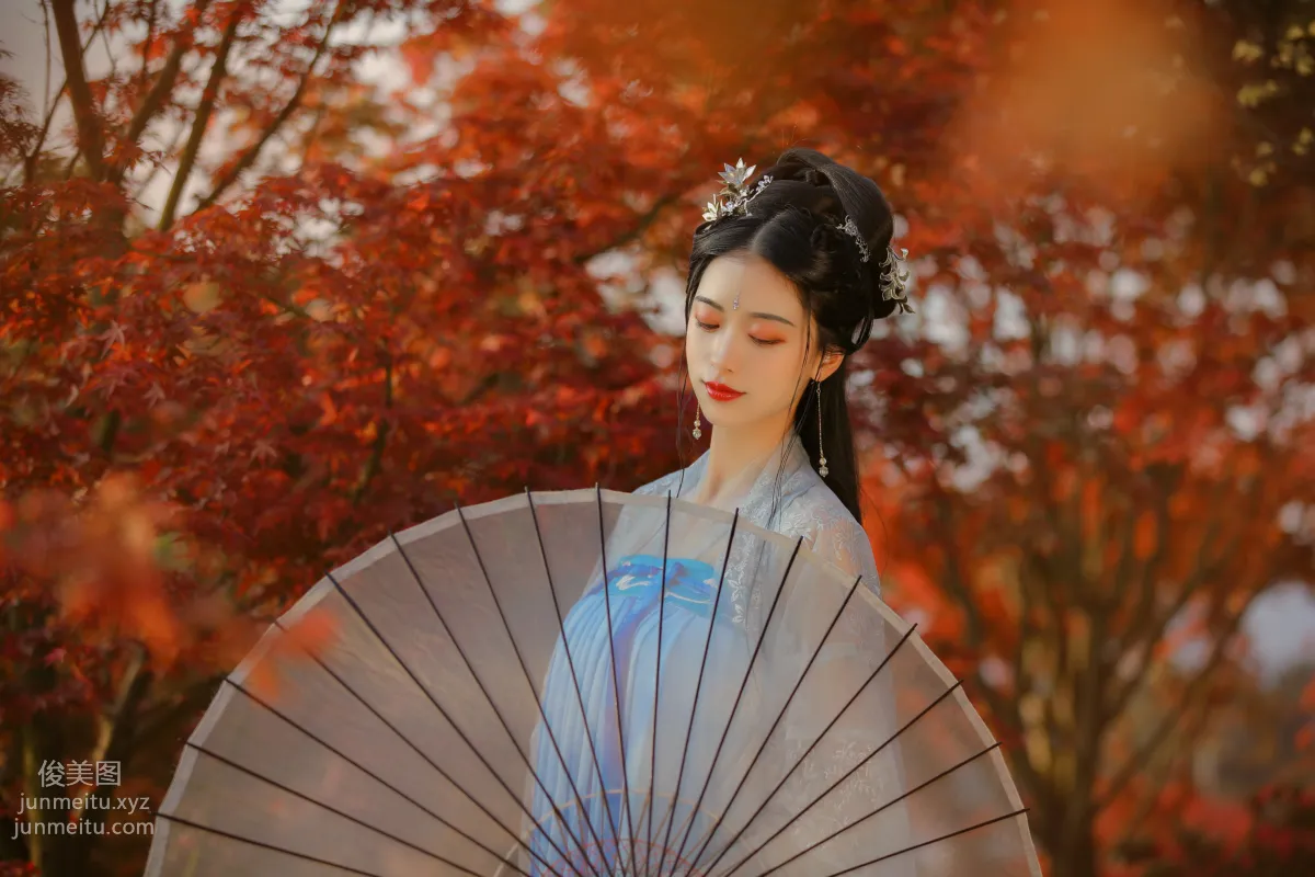 [YiTuYu] 2021.08.23 Autumn Maple Rustling, Ji Xiangxiang photo 17